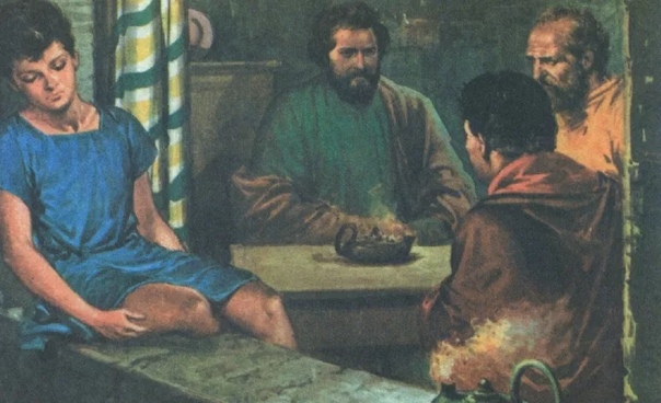 деяния 20 глава. евтих в библии. деяния святых апостолов. деяния 26. юноша евтих и апостол павел.