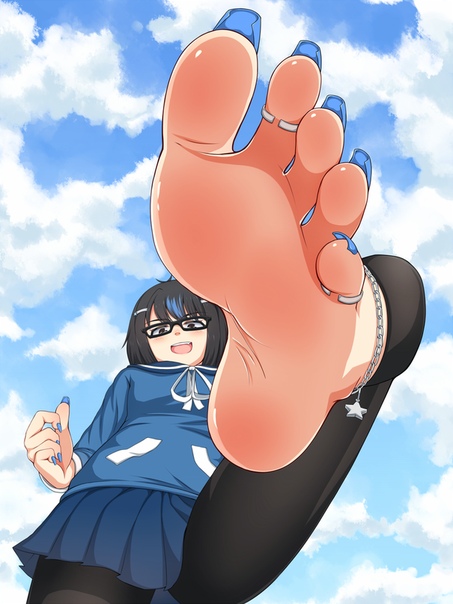 Foot fetish in anime
