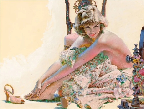 Эдвин Георги (1896 1964 , американский художник, иллюстратор. Летчик, участвовавший в Первой мировой войне.Закончив Princeton, он стал сотрудничать с Calins & Holden - рекламным агентством